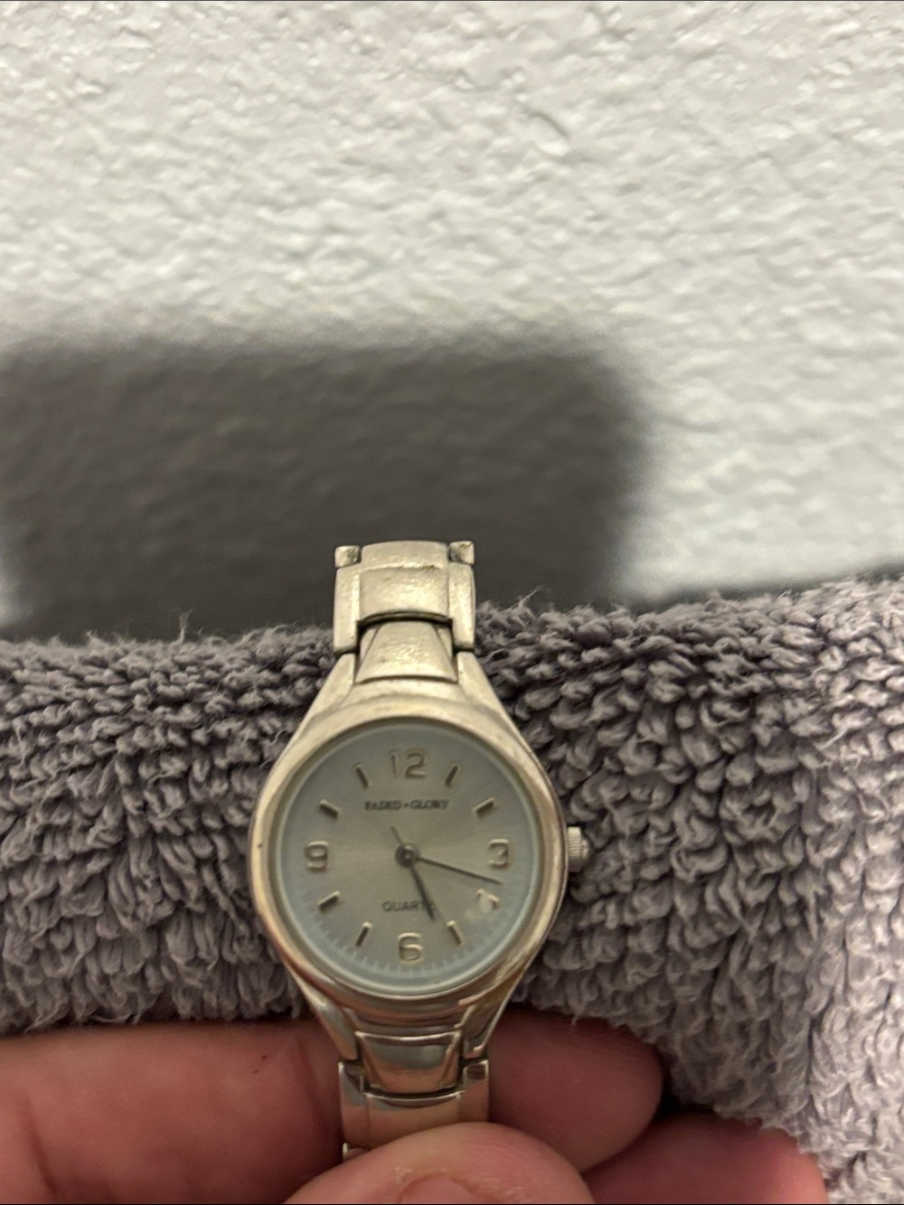 Faded Glory Silver-Tone Ladies Bracelet Watch